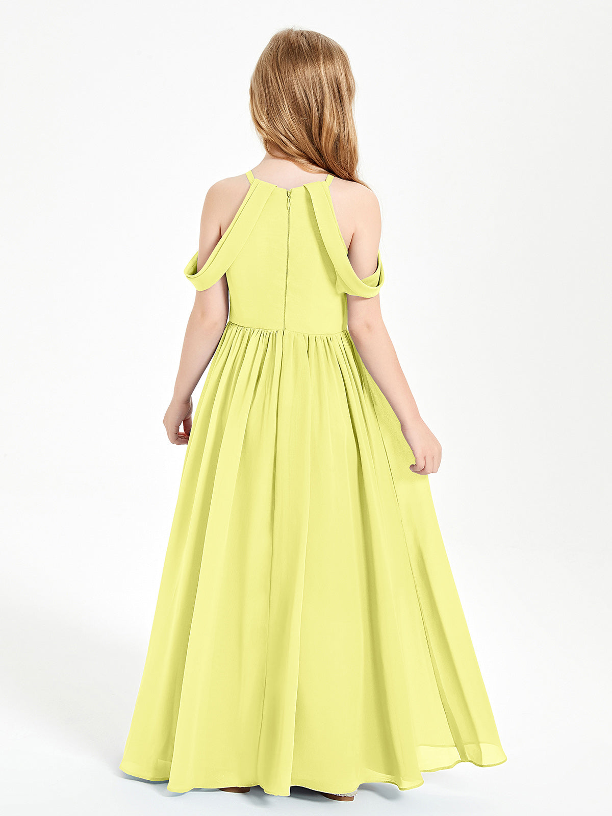 Dreamy Off the Shoulder Bridesmaid Gown for Junior Daffodil